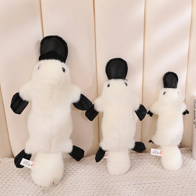 Simulation Platypus Plush Toys Creative Cartoon Animal Stuffed Dolls Funny Home Decor Kids Exquisite Birthday Xmas Gifts