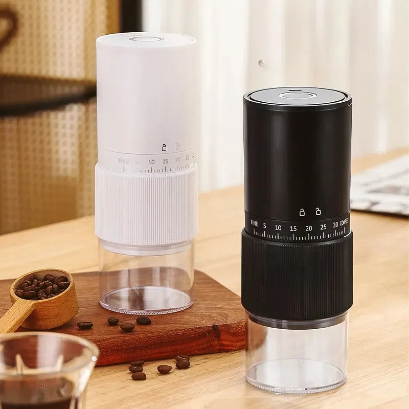 New Portable Electric\Manual Coffee Bean Grinder Household 30 Gears Externally Adjustable Coffee Machine Rechargeable Grinders